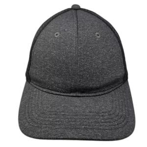 VooDoo Trucker Hat Gray Black OS Snapback Mesh Heathered Structured Adjustable
